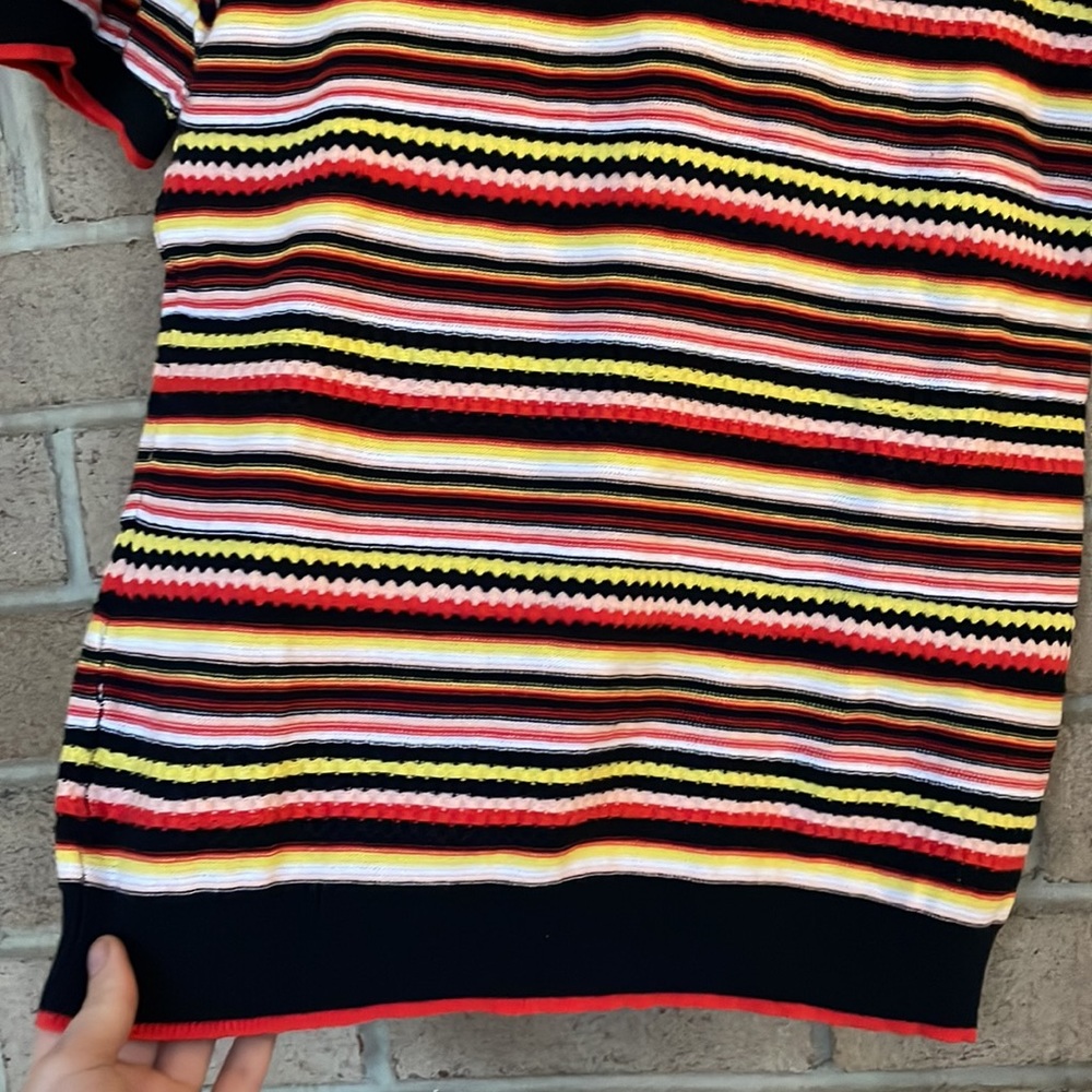 Multicolor Striped Knit Sweater Vest - Picture 4 of 8